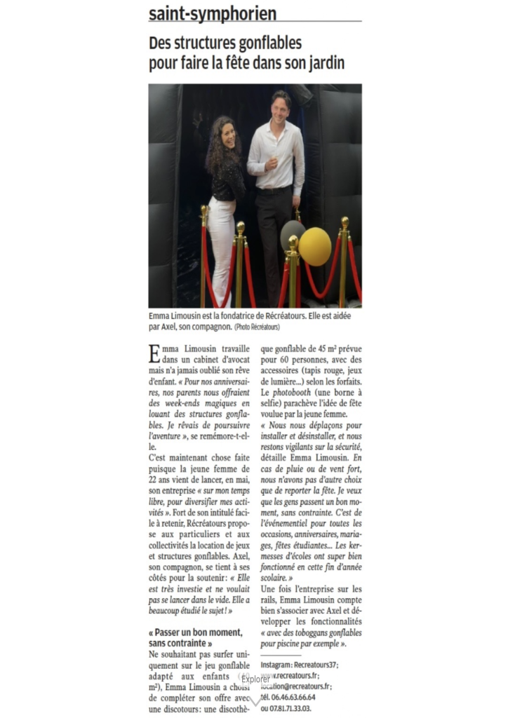 Suite article Nouvelle République